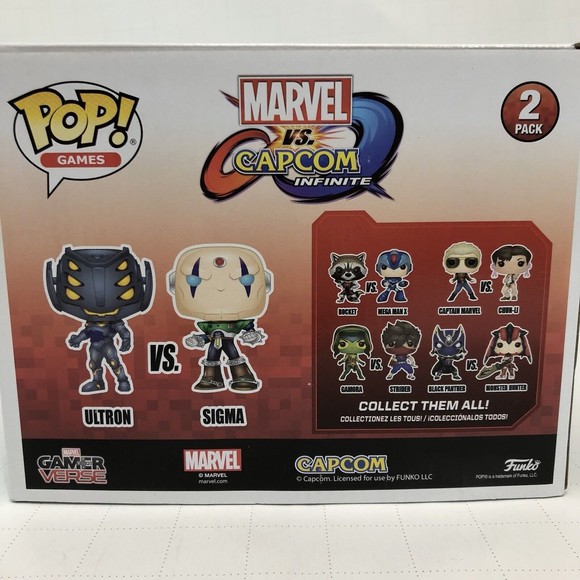Box ERROR FUNKO POP! ULTRON vs SIGMA! OOP TOYS R US EXCLUSIVE COLLECTIBLES new - Picture 4 of 12